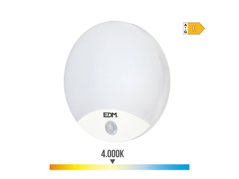 LED Аплик EDM 32537 полипропилен E 15 W 13 W 1250 Lm 1850 lm Бял (4000 K)