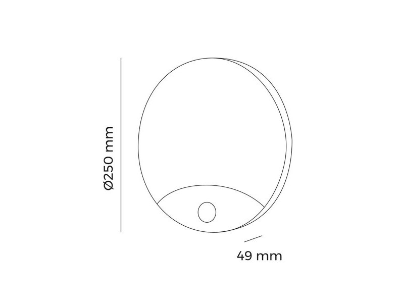 LED Аплик EDM 32537 полипропилен E 15 W 13 W 1250 Lm 1850 lm Бял (4000 K)