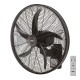 Вентилатор за стена EDM 33521 Черен 100 W Ø 45 cm