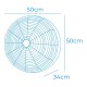 Вентилатор за стена EDM 33521 Черен 100 W Ø 45 cm