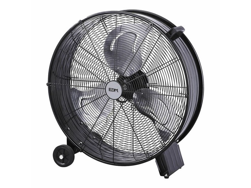 Вентилатор за по EDM Черен 180 W Ø 60 cm индустриален