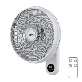 Вентилатор за стена EDM Бял 50 W