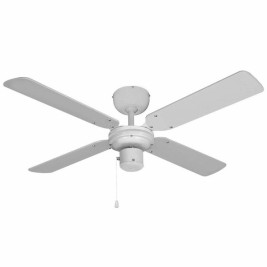 Вентилатор за таван EDM 33802 Báltico Бял 50 W ø 102 cm
