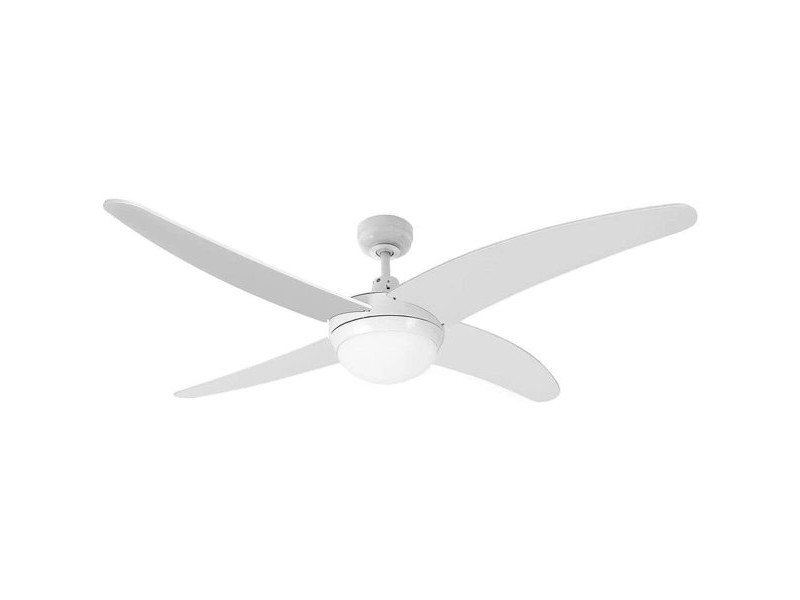 Вентилатор за таван с осветление EDM 33806 Caspio Бял 60 W