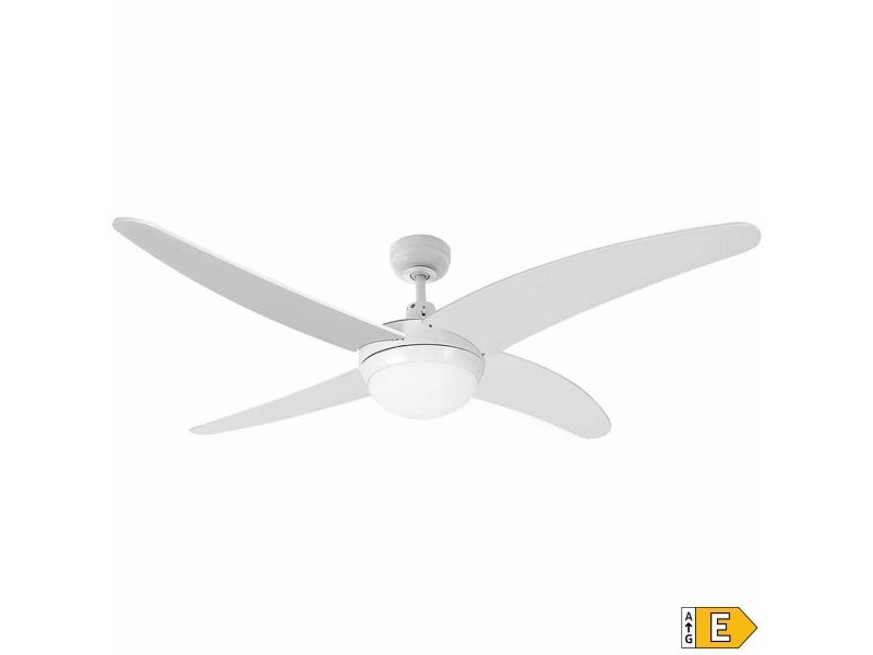 Вентилатор за таван с осветление EDM 33806 Caspio Бял 60 W