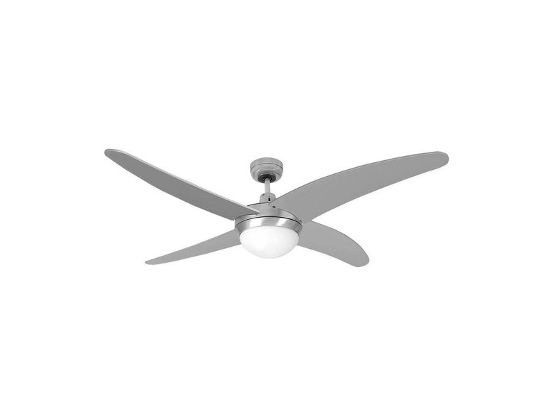 Вентилатор за таван с осветление EDM 33807 Caspio Сребрист 60 W
