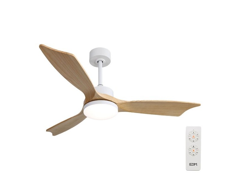 Вентилатор за таван с осветление EDM 33819 Báltico 20 W 2190 Lm Вентилатор за таван с осветление EDM 33819 Báltico 20 W 2190 Lm