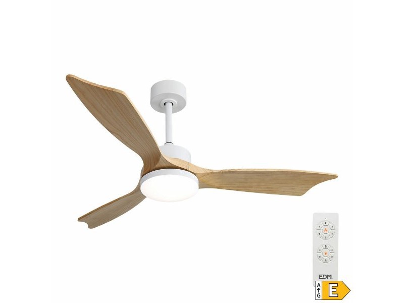 Вентилатор за таван с осветление EDM 33819 Báltico 20 W 2190 Lm