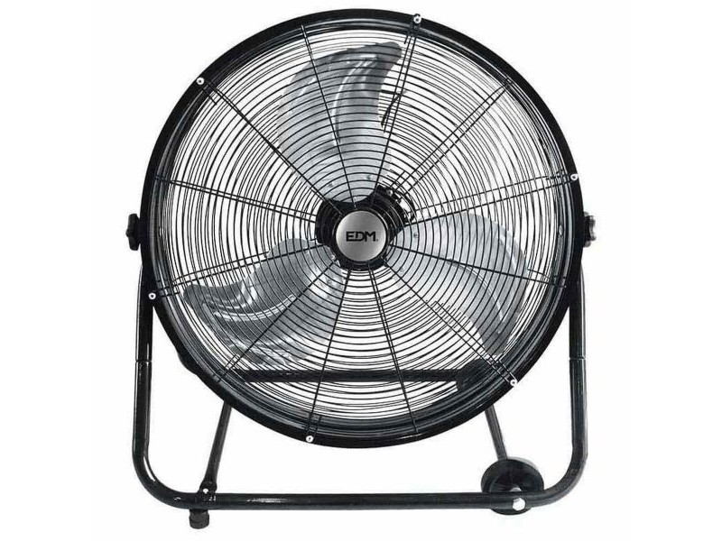 Вентилатор за по EDM 33933 Черен 180 W Ø 60 cm Ø 60 x 70 cm С колела