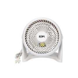Вентилатор за стена EDM Почва Бял 50 W