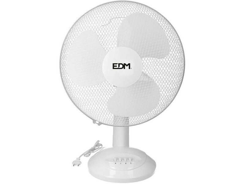 Настолен вентилатор EDM Ø 40 x 61 cm Бял 45 W