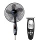 Вентилатор с крака EDM 33967 Черен 60 W