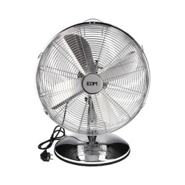 Настолен вентилатор EDM Сребрист 60 W Ø 40 x 55 cm