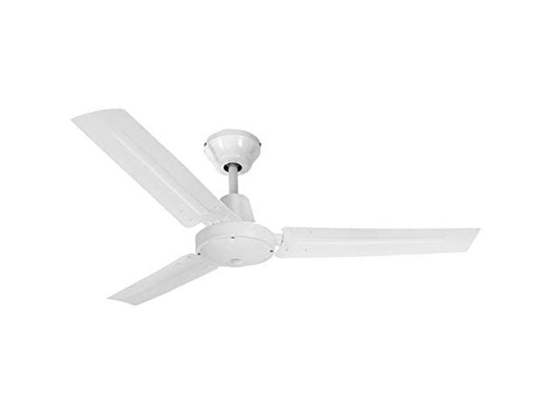 Вентилатор за таван EDM 33981 Бял 60 W Ø 140 cm индустриален