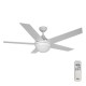 Вентилатор за таван с осветление EDM 33988 Adriatico Бял 60 W
