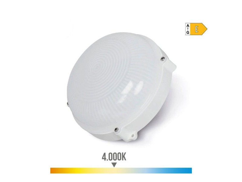 Аплик за стена EDM 34724 Бял Полимер A E 12 W 75 W 1080 lm Навън (4000 K)