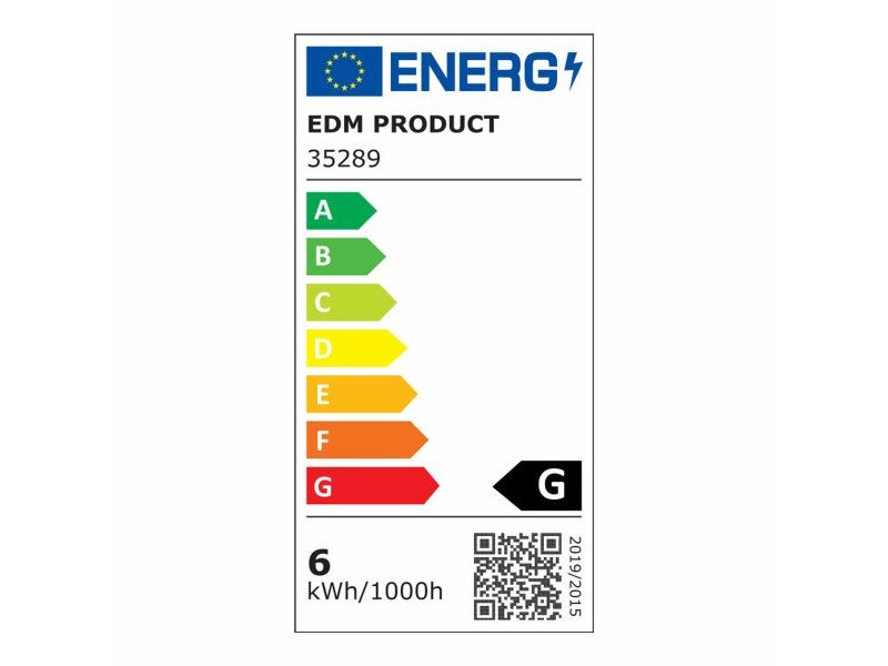 LED крушка EDM Регулируем G 6 W GU10 480 Lm Ø 5 x 5,5 cm (3200 K) LED крушка EDM Регулируем G 6 W GU10 480 Lm Ø 5 x 5,5 cm (3200 K)