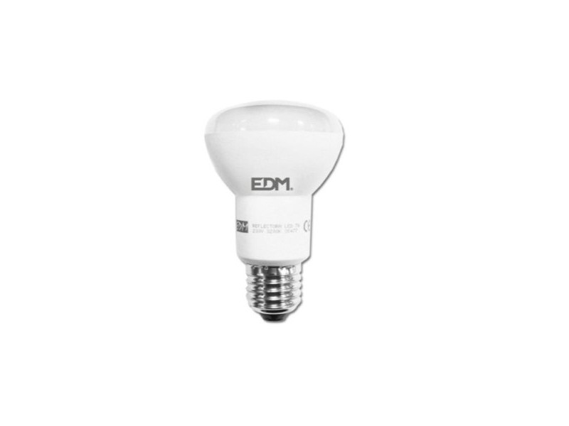 LED крушка EDM 35477 F 7 W 48 W 37 W E27 600 lm 470 lm Ø 6,3 x 10 cm Рефлекторна (3200 K)