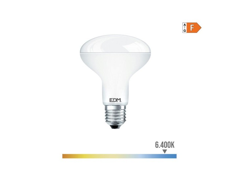 LED крушка EDM 35484 F 60 W 10 W E27 810 Lm Ø 7,9 x 11 cm Рефлекторна (6400 K)
