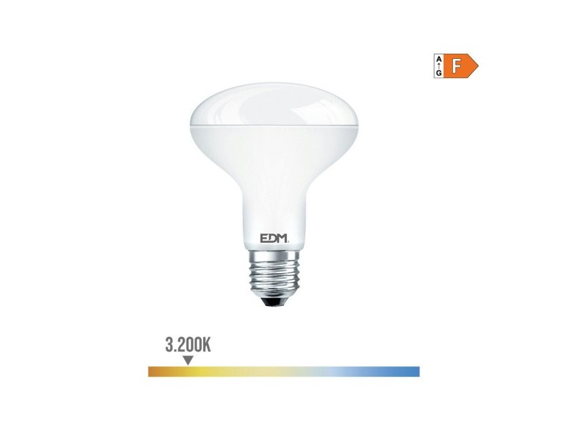 LED крушка EDM 35488 F 12 W 75 W 80 W E27 1055 lm Ø 9 x 12 cm Рефлекторна (3200 K)