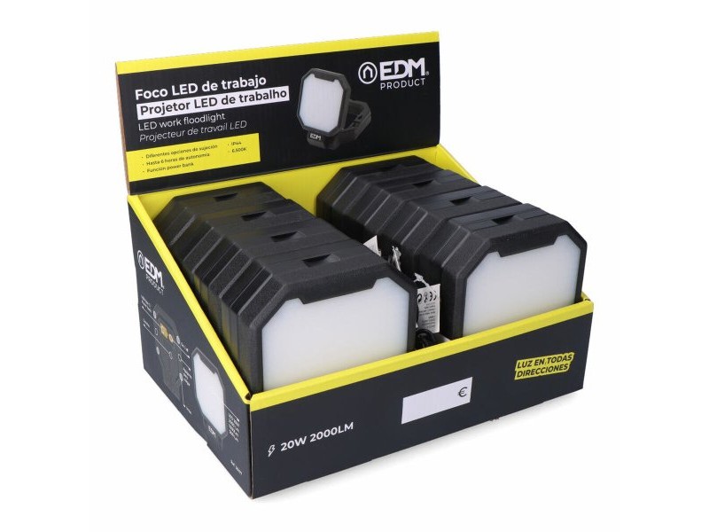 LED spotlight EDM 36107 20 W 1000 Lm 2000 Lm 500 lm 3 в 1