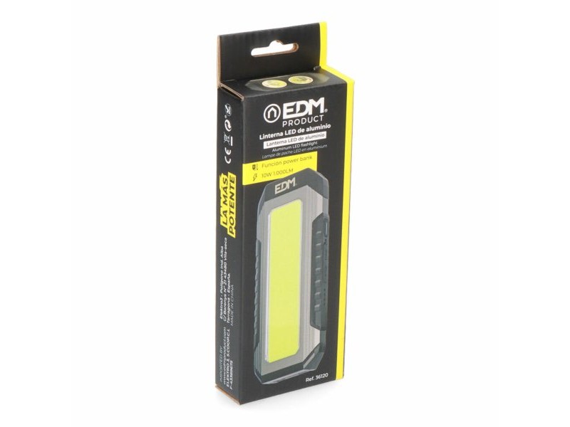 фенер LED EDM 36120 18650 5 W 10 W 1000 Lm 200 Lm Двоен