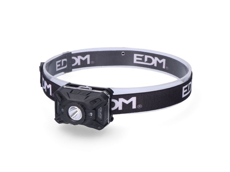 LED Фенер EDM 36129 Cob 5 W 200 Lm Светлинни Сензори 7 Функции (3 броя)