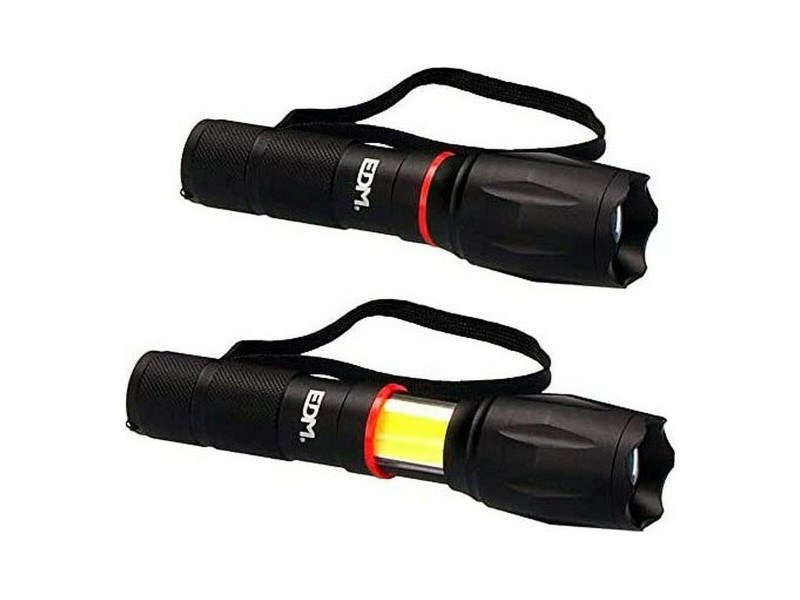 Телескопичен LED Фенер EDM 36376 Cob XL 5 W Zoom