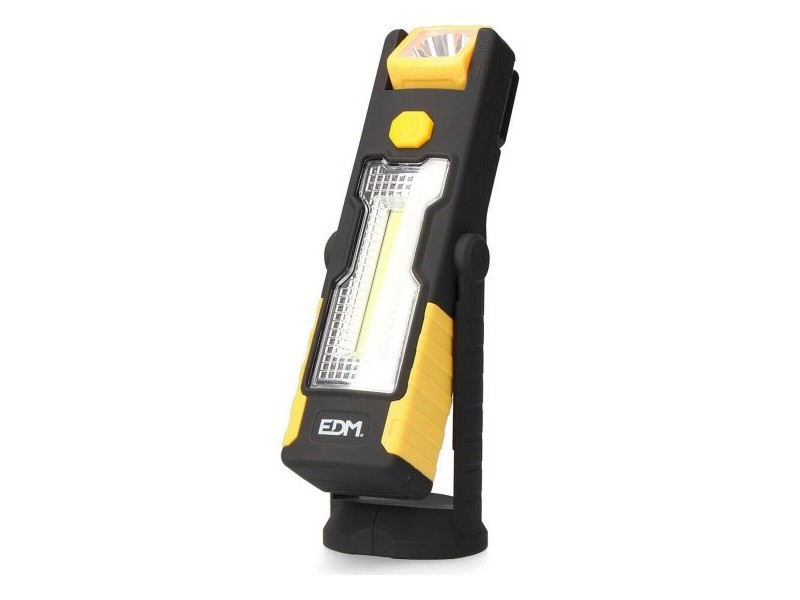 фенер LED EDM 36381 Cob XL 3 W Двойна функция Кука Магнит