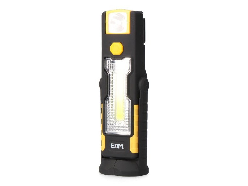 фенер LED EDM 36381 Cob XL 3 W Двойна функция Кука Магнит