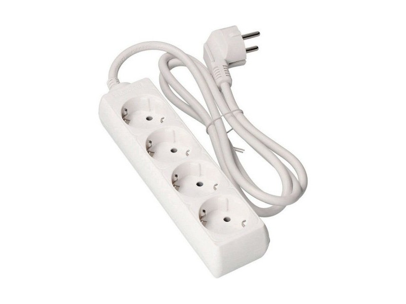Табло с 4 гнезда с бутон за включване EDM 41004 Schuko (1,5 m)