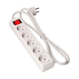 Контакт - 5 изхода с копче EDM 41011 Schuko (1,5 m)
