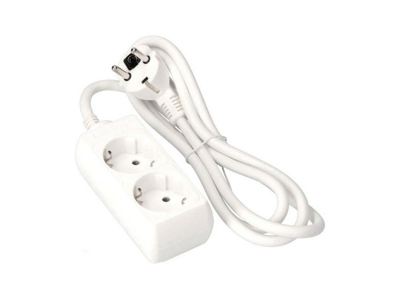 Табло с 2 гнезда с бутон за включване EDM 41015 Schuko (1,5 m)