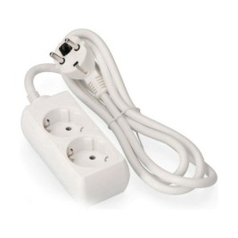 Табло с 2 гнезда с бутон за включване EDM 41017 Schuko (3 m)