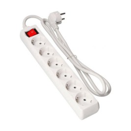 Контакт - 6 изхода с копче EDM 41046 Schuko (3 m)