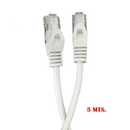 UTP категория 5 твърд мрежови кабел EDM 56021 Бял Сив