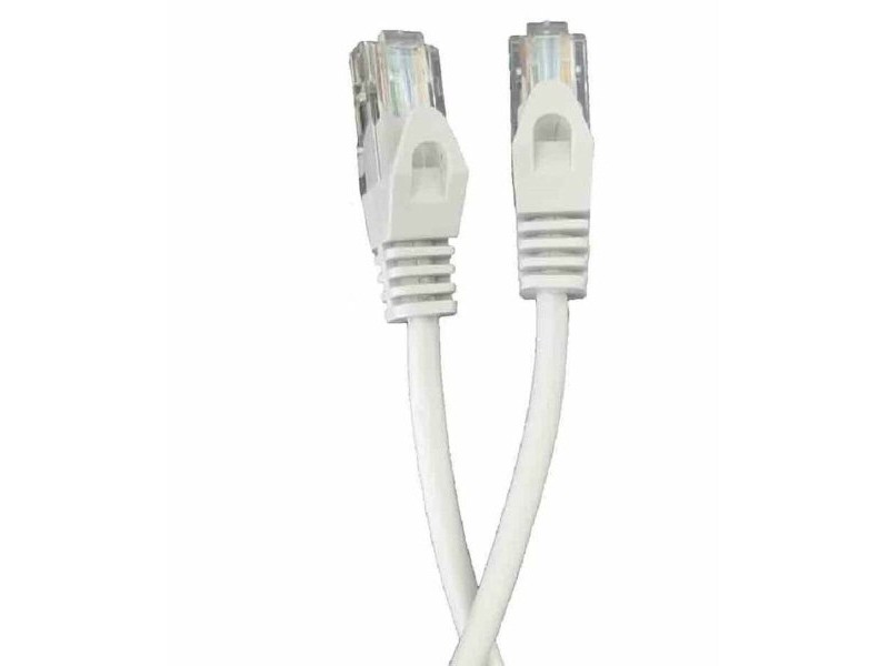UTP категория 5 твърд мрежови кабел EDM 56022 Бял Сив