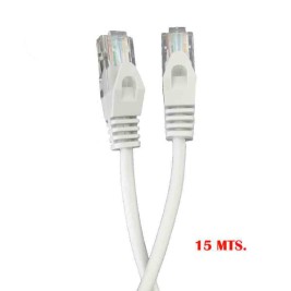 UTP категория 5 твърд мрежови кабел EDM 56023 Бял Сив