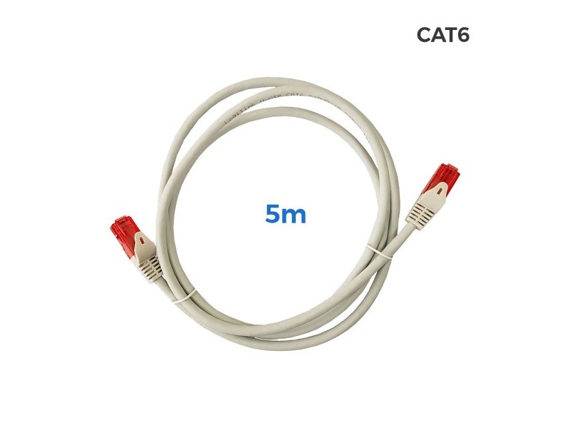 UTP категория 6 твърд мрежови кабел EDM 56036 Сив