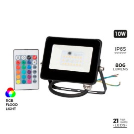 Фокус на Прожектор EDM 70329 Черен F 10 W 806 lm