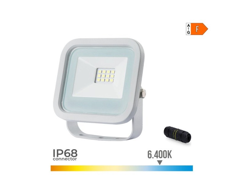 Фокус на Прожектор EDM 70369 Бял F 10 W 800 lm 700 lm (6400 K)