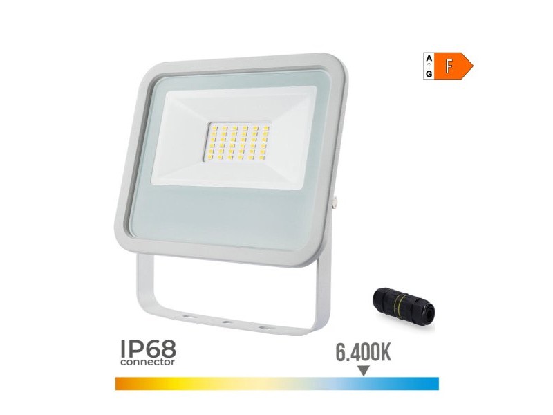 Фокус на Прожектор EDM 70374 Бял F 30 W 2100 Lm (6400 K)