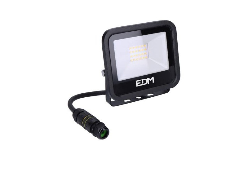 LED spotlight EDM 70401 Black Series Черен F 20 W 12,4 x 10,6 x 2,8 cm (6400 K)