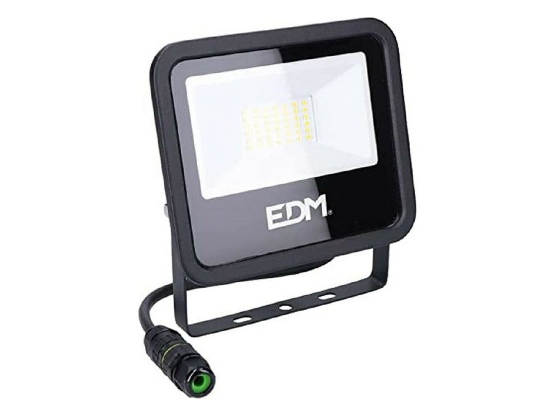Фокус на Прожектор EDM 70402 Черен F 30 W (6400 K)