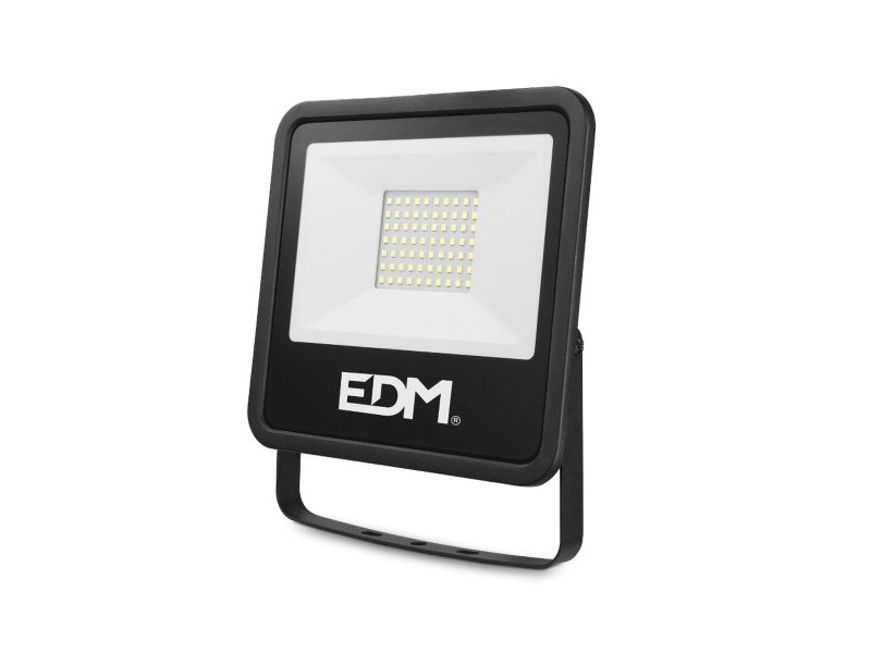 LED spotlight EDM 70403 Черен F 50 W 4000 Lm (6400 K)