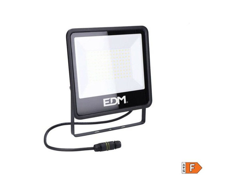 Фокус на Прожектор EDM 70404 Black Series Черен F 100 W (6400 K)