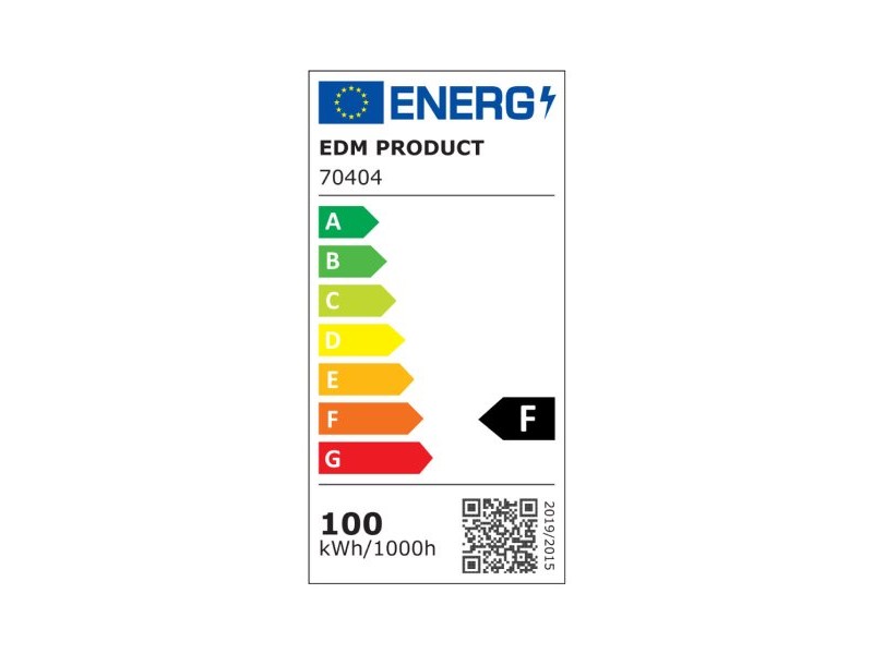 Фокус на Прожектор EDM 70404 Black Series Черен F 100 W (6400 K)