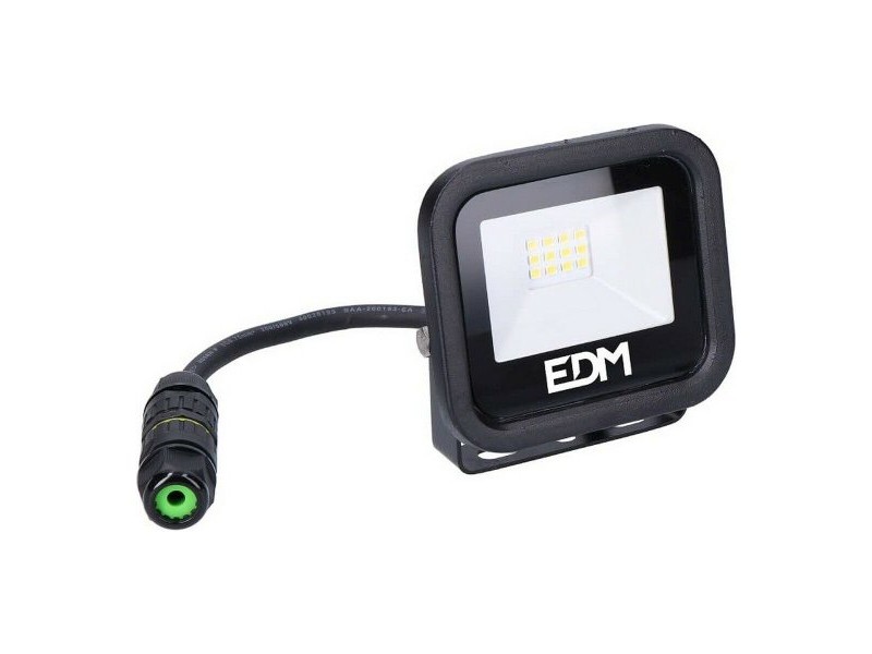 Фокус на Прожектор EDM 70405 Черен F 10 W 800 lm (4000 K)