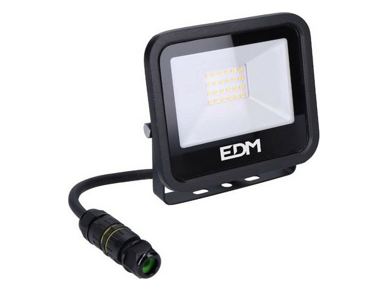 Фокус на Прожектор EDM 70406 Черен F 20 W (4000 K)