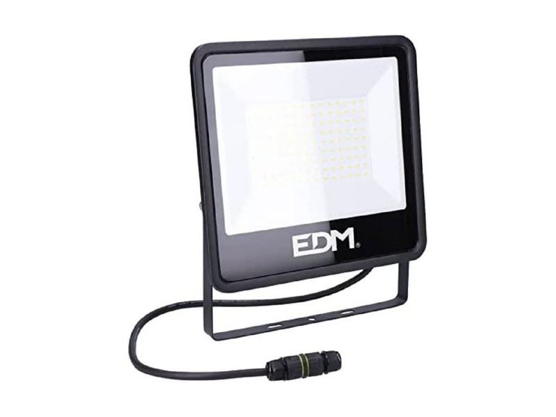 Фокус на Прожектор EDM 70409 Черен F 100 W (4000 K)